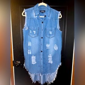 Denim dress/shirt - never worn